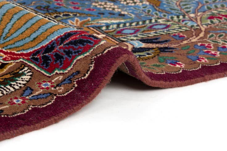 Detail image of 9' 8 x 13' 2 Hand Knotted Kashmar Persian Wool Rug