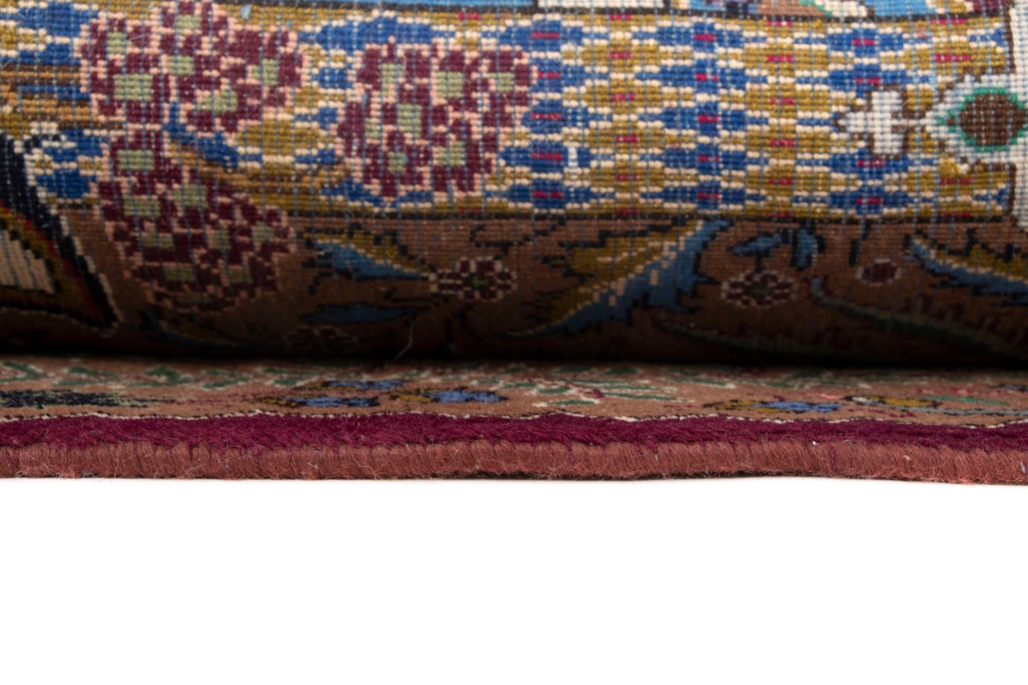 9' 8 x 13' 2 Hand Knotted Kashmar Persian Wool Rug