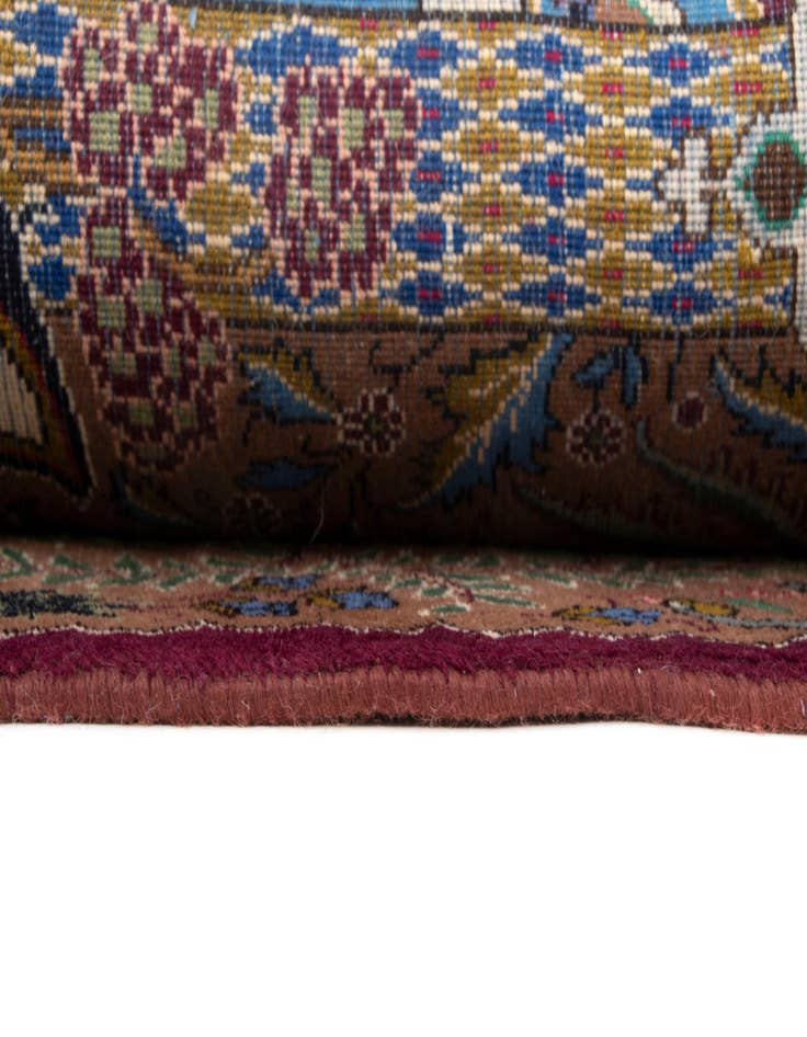 Detail image of 9' 8 x 13' 2  Hand Knotted Kashmar Persian Wool Rug