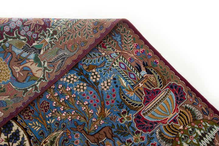 9' 8 x 13' 2 Hand Knotted Kashmar Persian Wool Rug