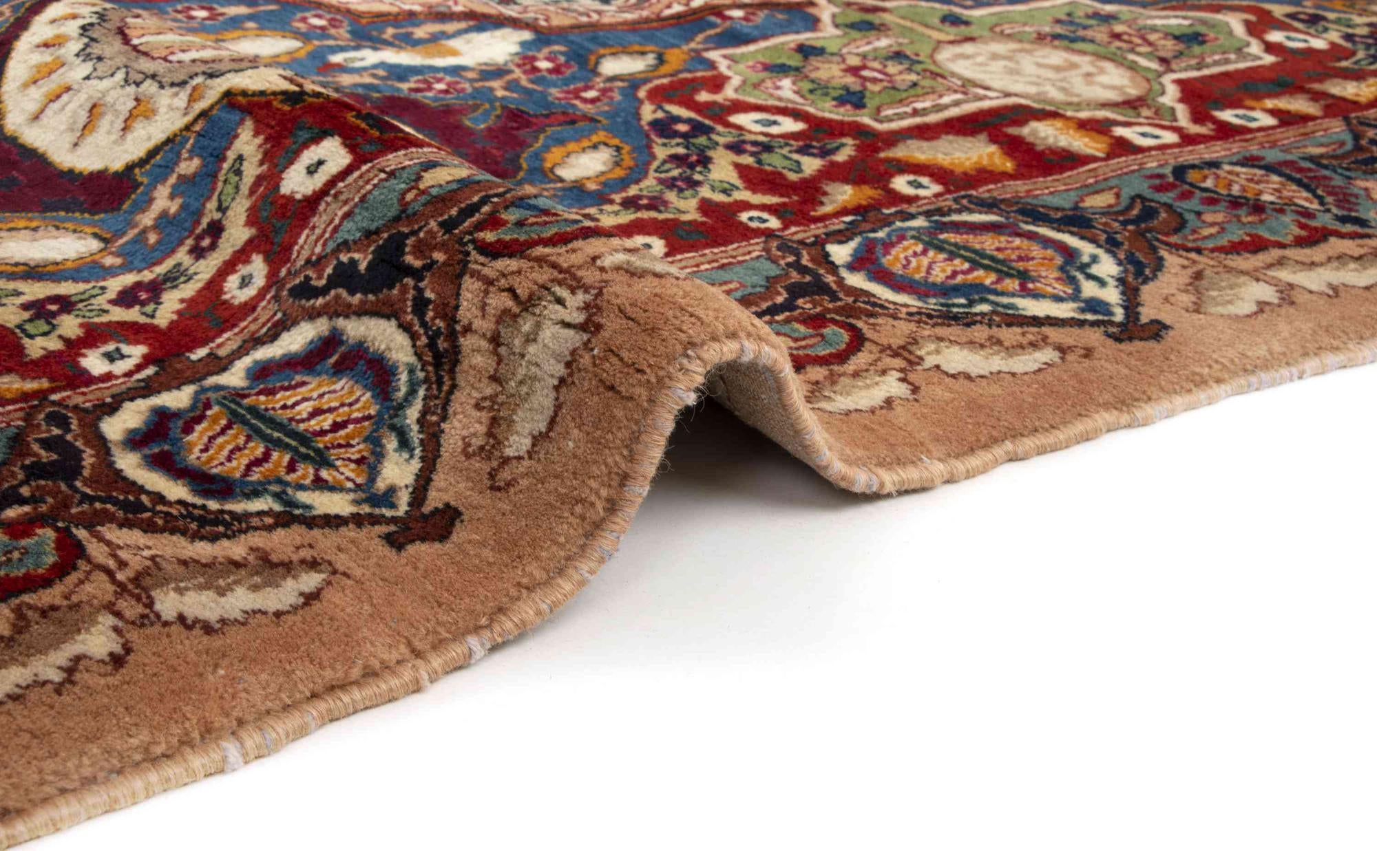 9' 10 x 12' 5 Hand Knotted Kashmar Persian Wool Rug