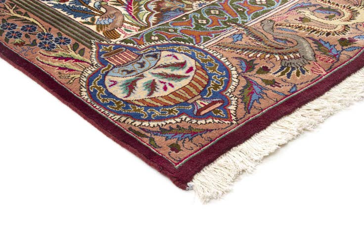 Detail image of 9' 9 x 12' 10 Hand Knotted Kashmar Persian Wool Rug