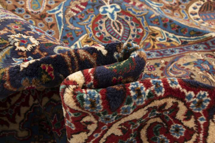 9' 3 x 12' 7 Hand Knotted Kashmar Persian Wool Rug
