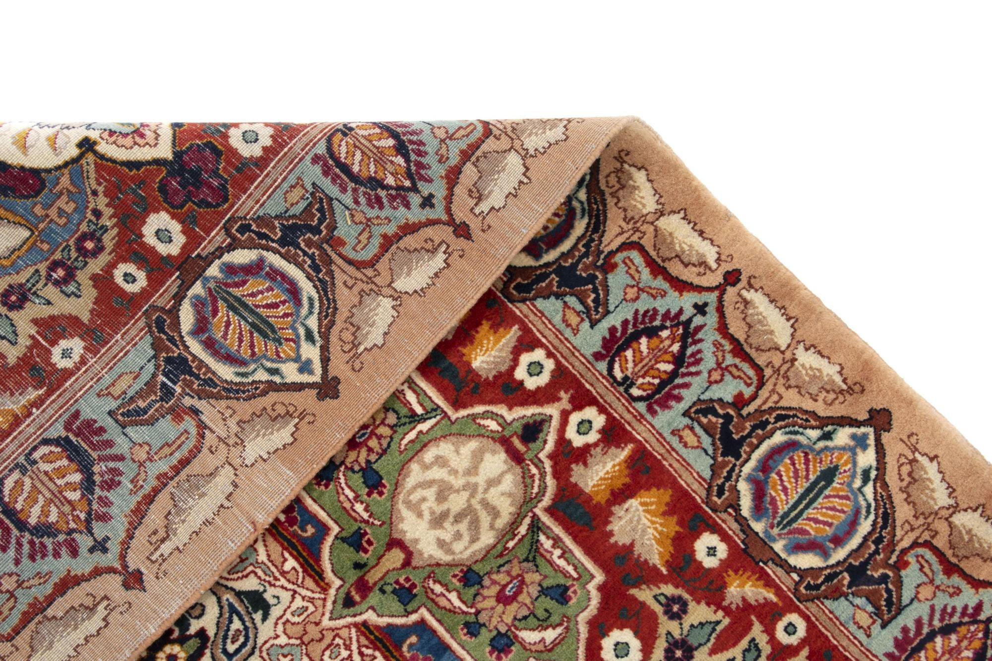 9' 10 x 12' 5 Hand Knotted Kashmar Persian Wool Rug