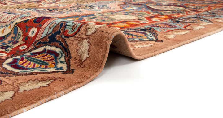 9' 10 x 12' 5 Hand Knotted Kashmar Persian Wool Rug