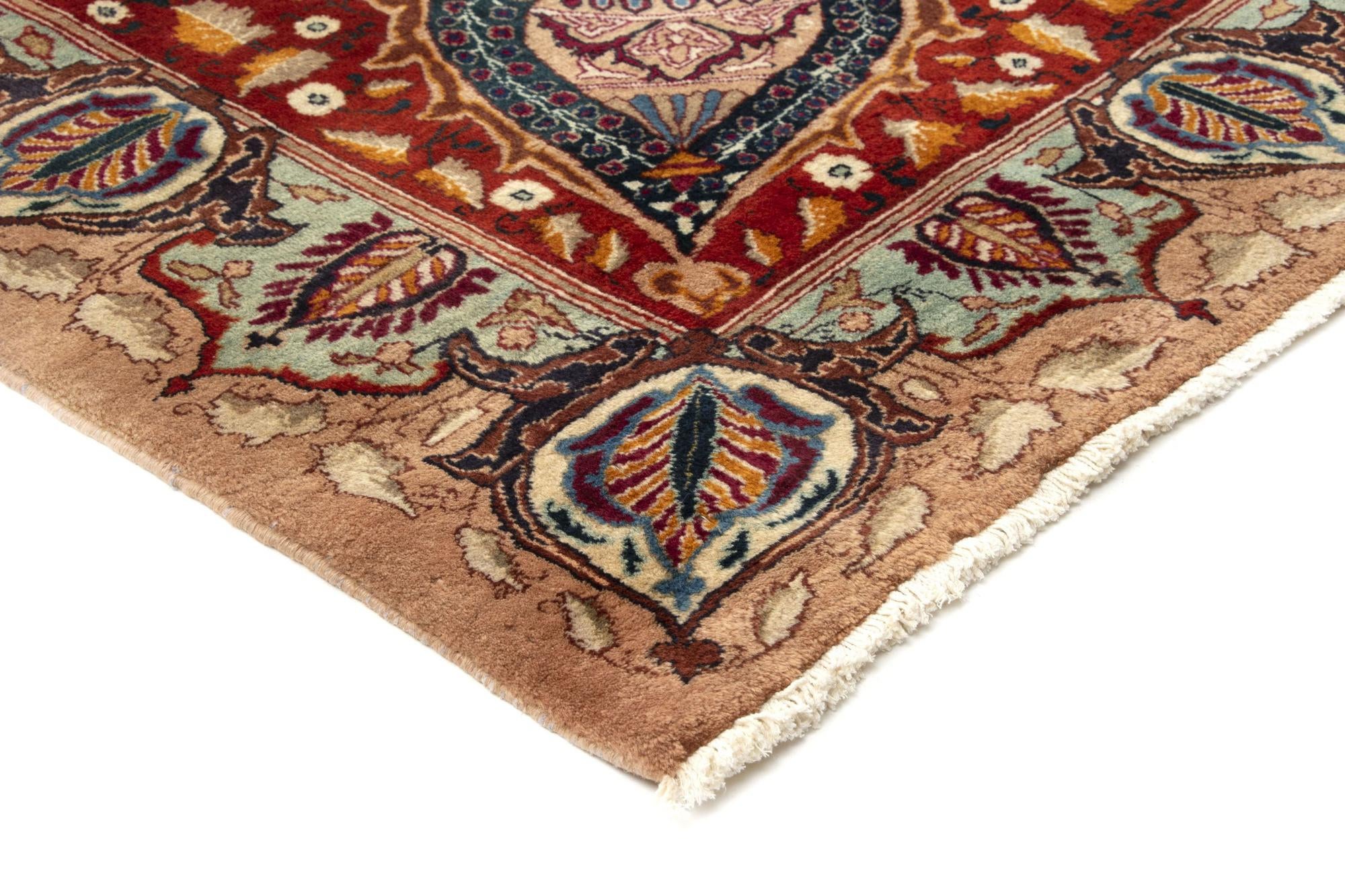 9' 10 x 12' 5 Hand Knotted Kashmar Persian Wool Rug