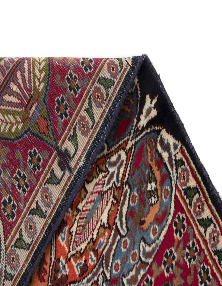 Detail image of 9' 7 x 12' 8  Hand Knotted Kashmar Persian Wool Rug