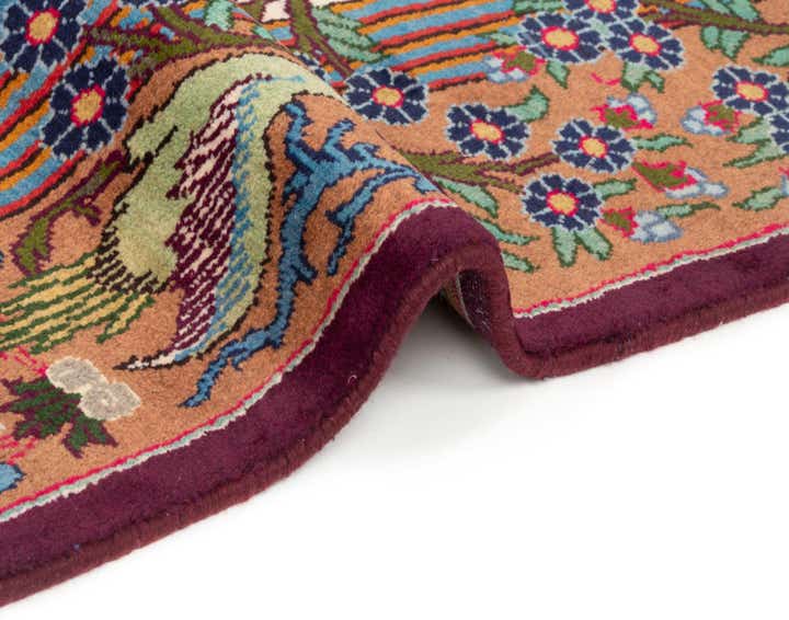 9' 10 x 12' 6 Hand Knotted Kashmar Persian Wool Rug
