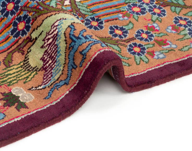 Detail image of 9' 10 x 12' 6 Hand Knotted Kashmar Persian Wool Rug