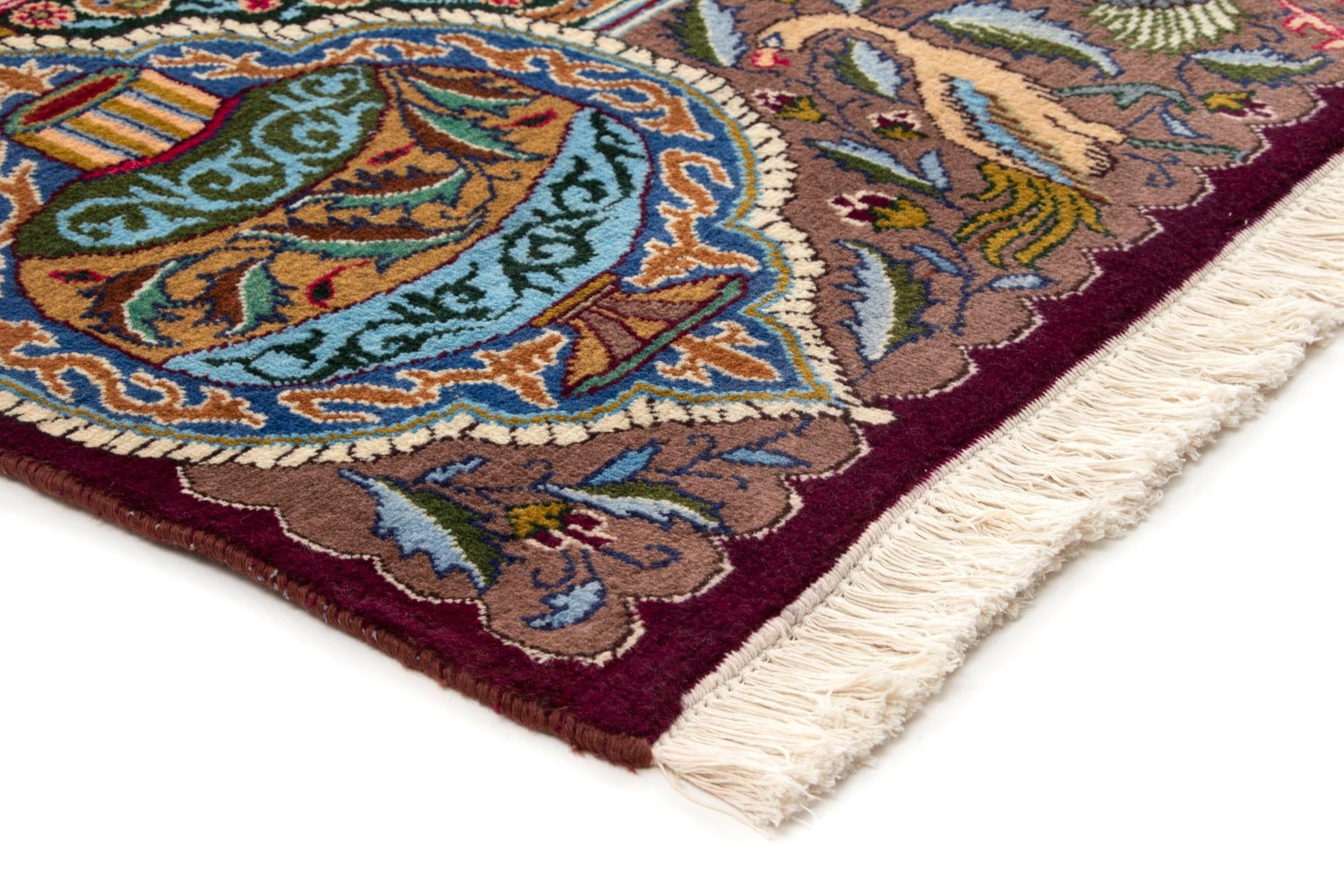 9' 11 x 13' Hand Knotted Kashmar Persian Wool Rug
