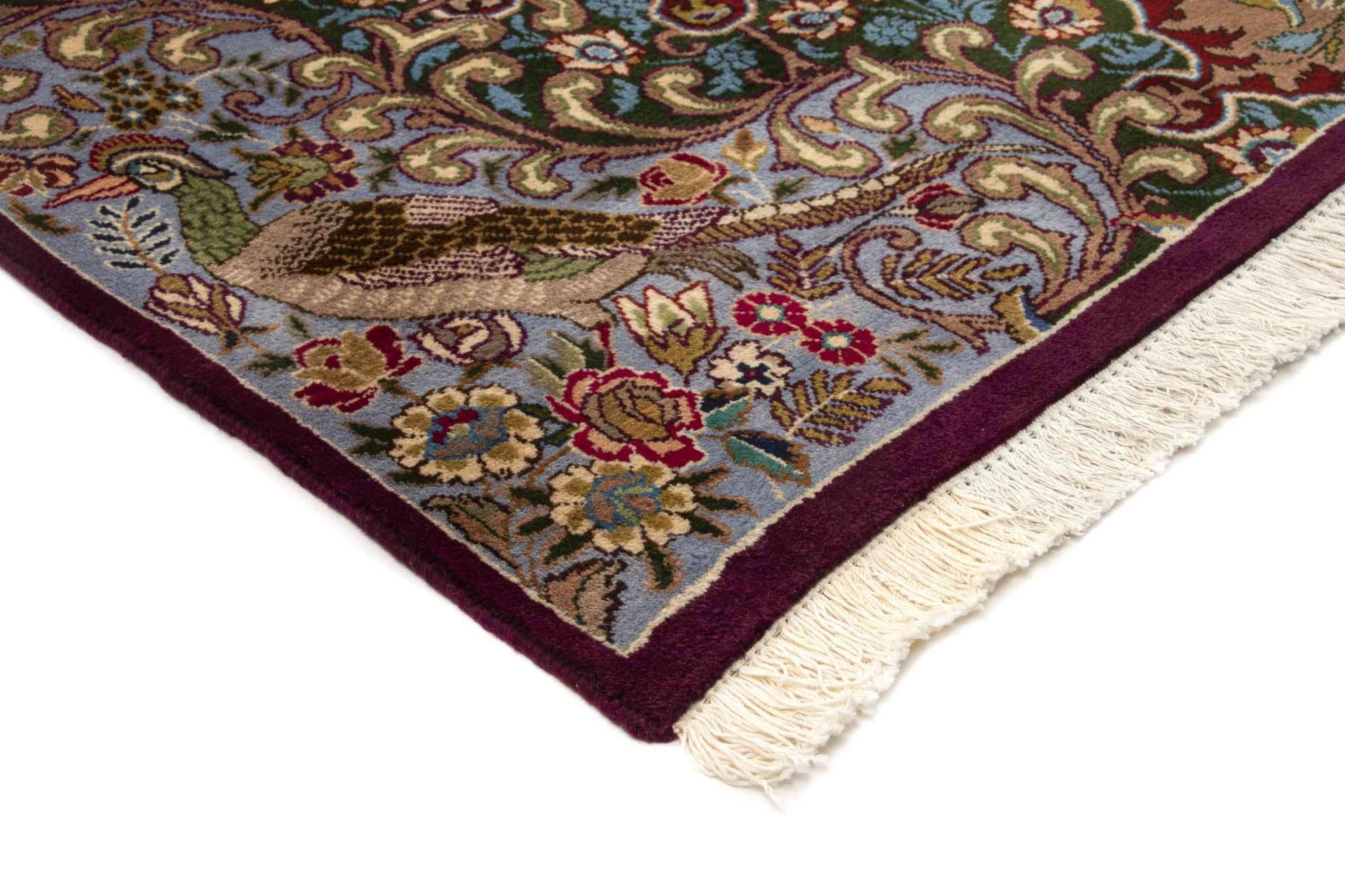 9' 9 x 13' Hand Knotted Kashmar Persian Wool Rug