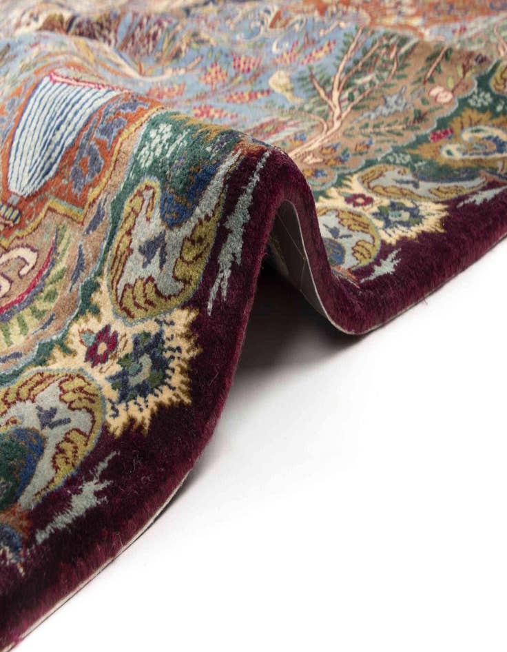 Detail image of 9' 9 x 12' 2  Hand Knotted Kashmar Persian Wool Rug