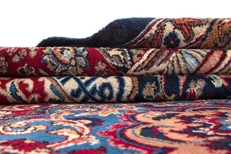 Detail image of 9' 9 x 12' 11 Hand Knotted Kashmar Persian Wool Rug