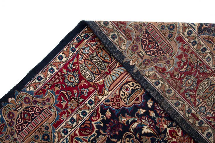Detail image of 9' 9 x 12' 11 Hand Knotted Kashmar Persian Wool Rug