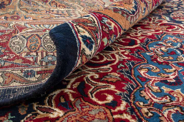 9' 9 x 12' 11 Hand Knotted Kashmar Persian Wool Rug