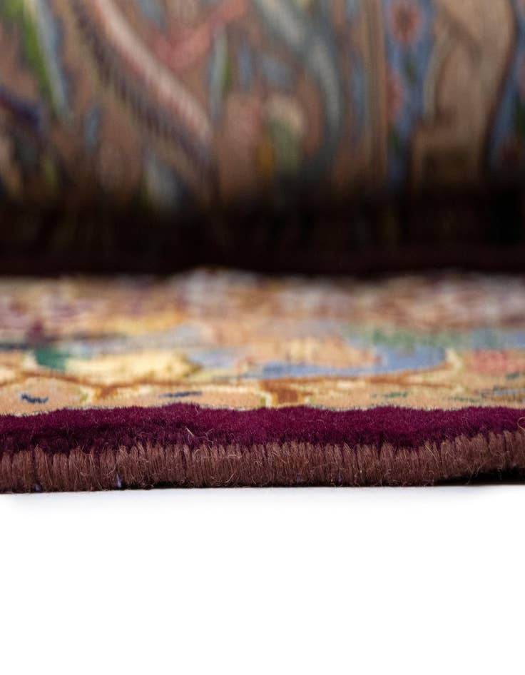 Detail image of 9' 10 x 12' 9  Hand Knotted Kashmar Persian Wool Rug