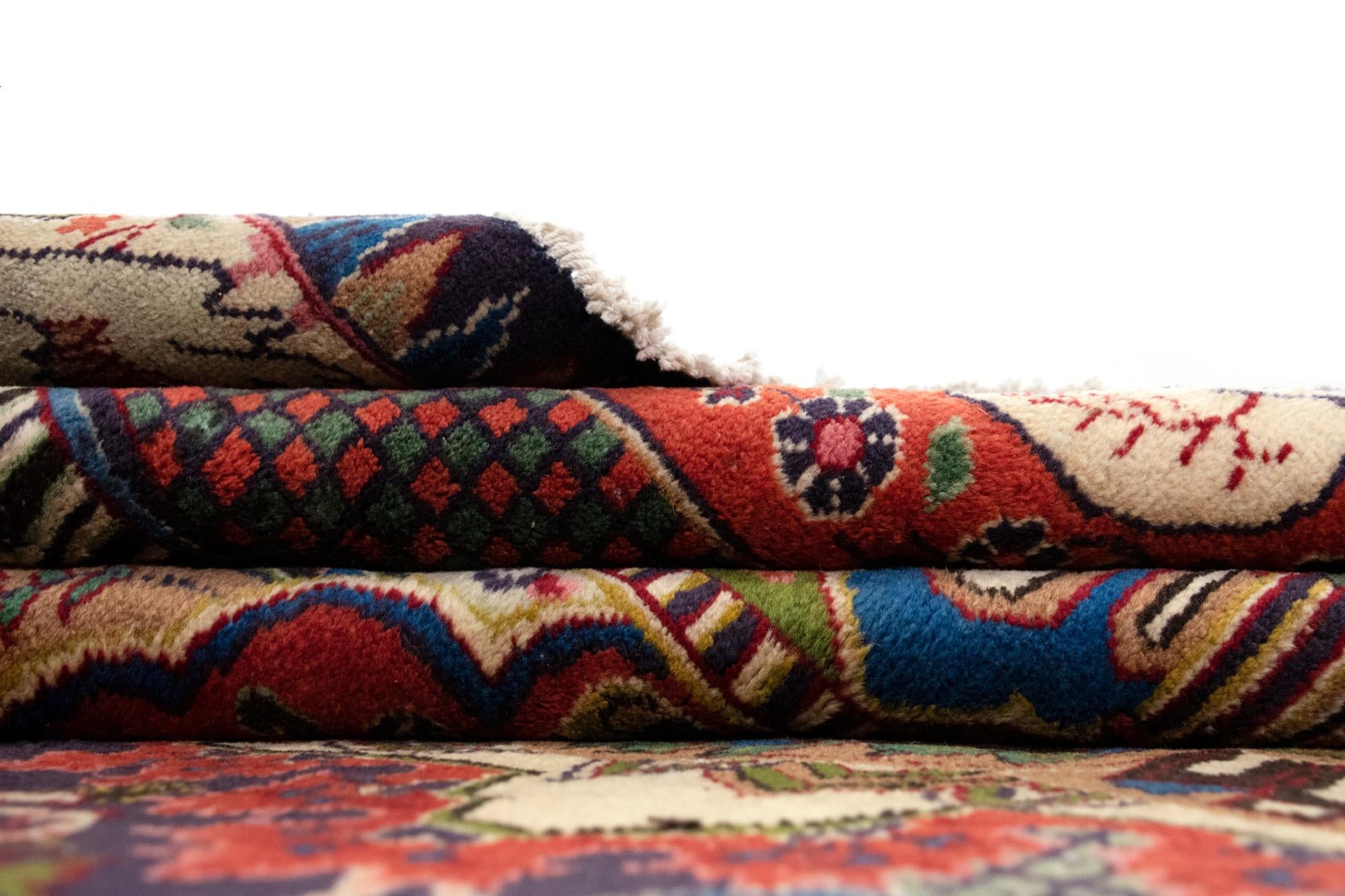 9' 9 x 13' 3 Hand Knotted Kashmar Persian Wool Rug