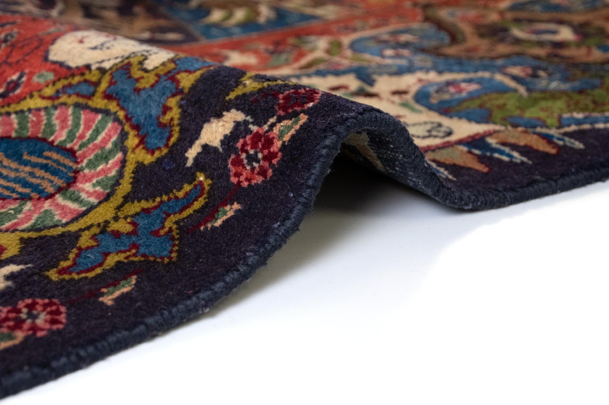 9' 9 x 13' 3 Hand Knotted Kashmar Persian Wool Rug
