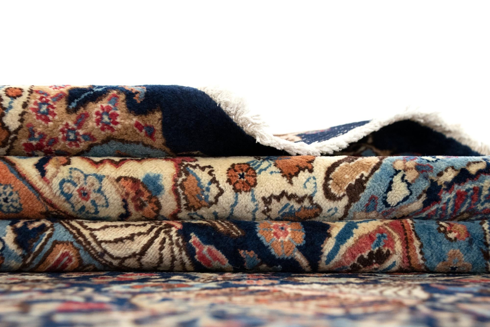 9' 8 x 12' 8 Hand Knotted Kashmar Persian Wool Rug