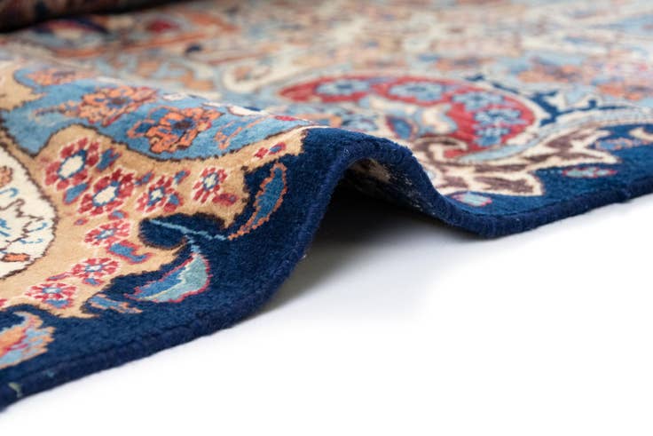 Detail image of 9' 8 x 12' 8 Hand Knotted Kashmar Persian Wool Rug