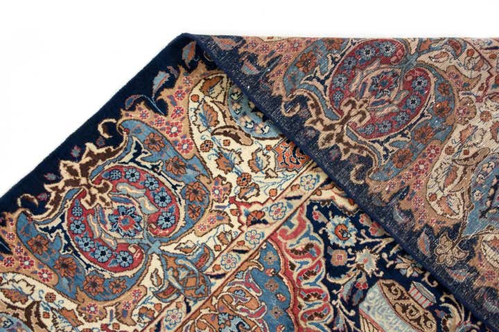 9' 8 x 12' 8 Hand Knotted Kashmar Persian Wool Rug