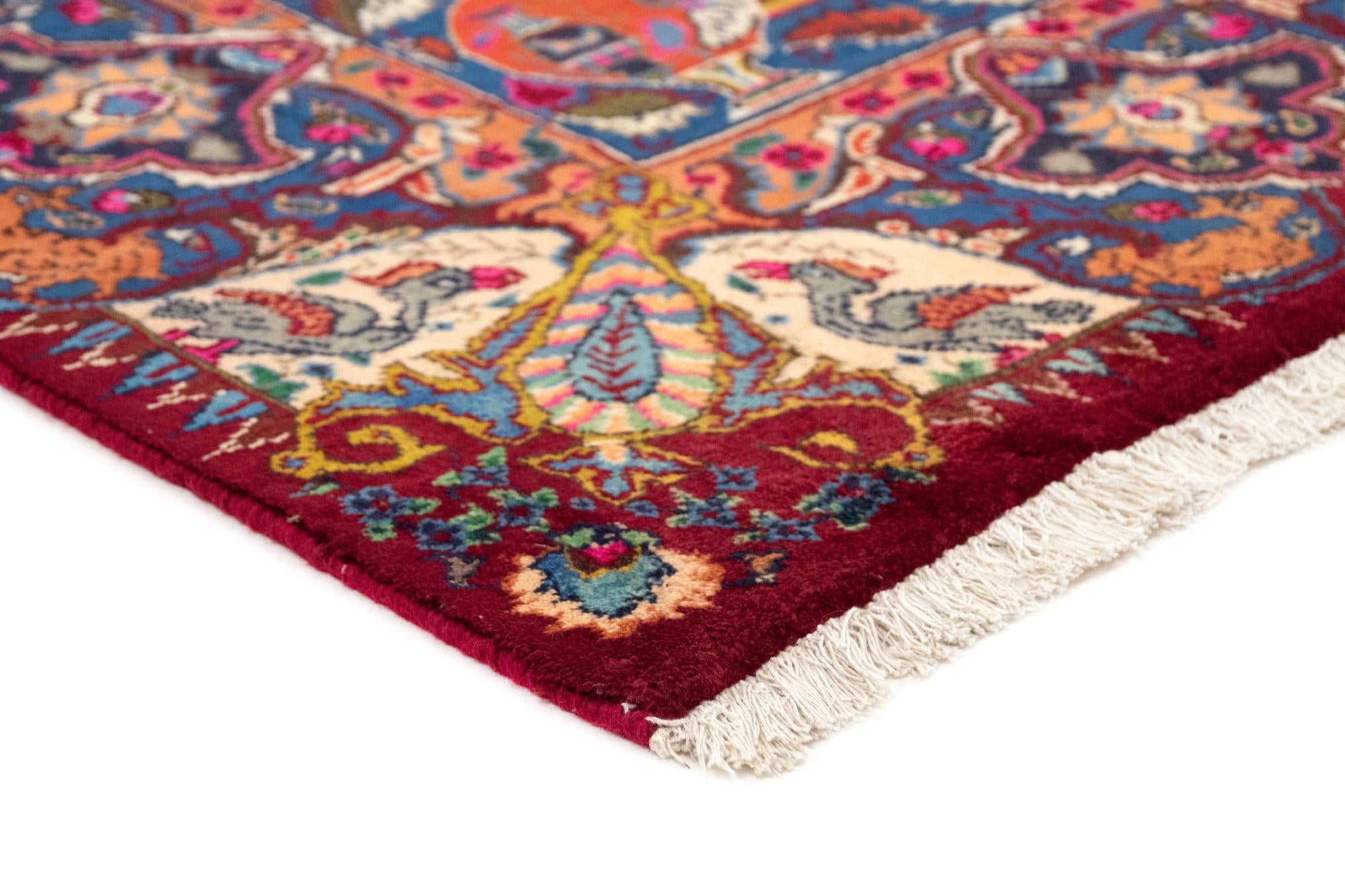 6' 5 x 9' 9 Hand Knotted Kashmar Persian Wool Rug
