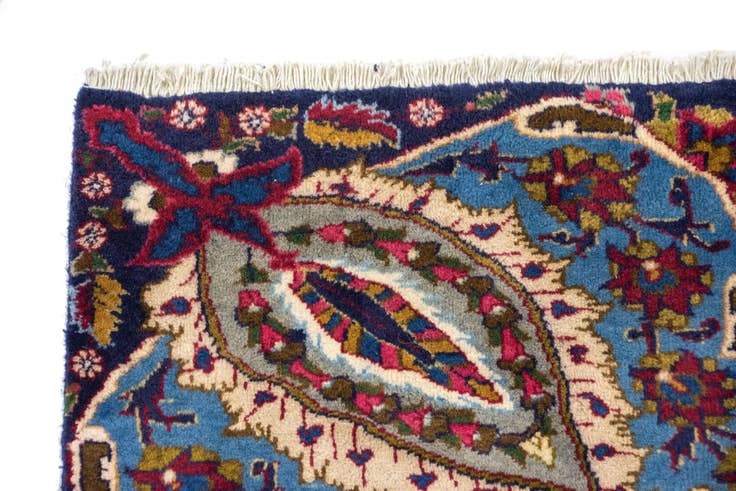 Detail image of 10' x 13' 1 Hand Knotted Kashmar Persian Rug