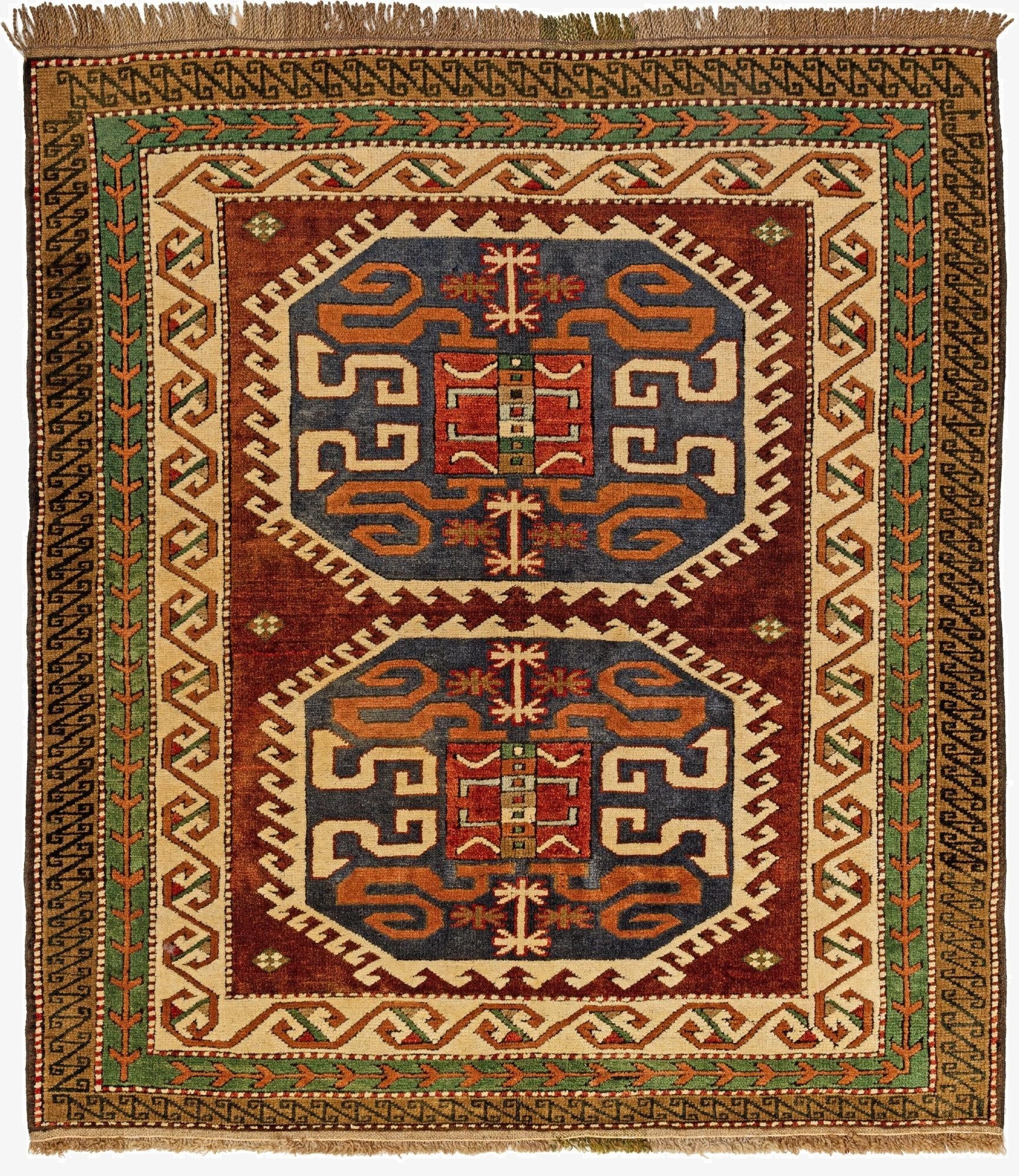 4' 2 x 4' 10 Kazak Rug