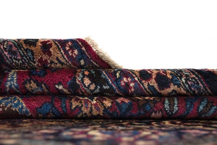 Detail image of 8' 6 x 11' 1 Hand Knotted Mashad Persian Wool Rug