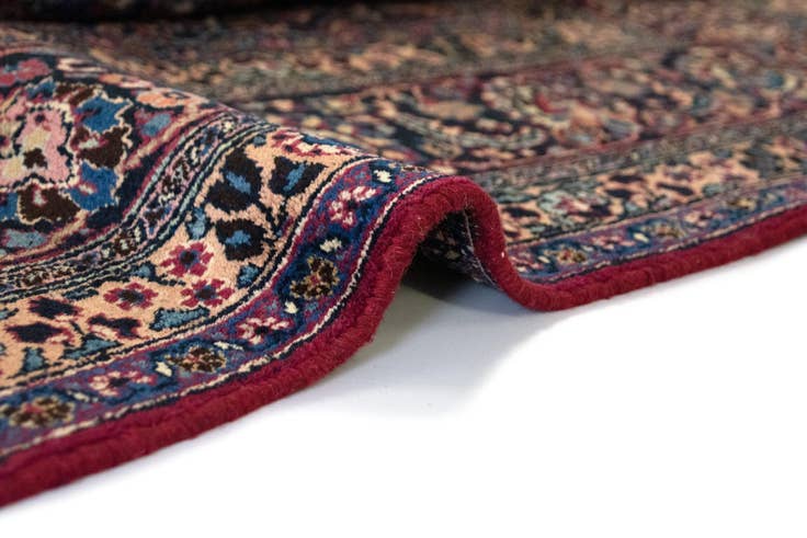 Detail image of 8' 6 x 11' 1 Hand Knotted Mashad Persian Wool Rug