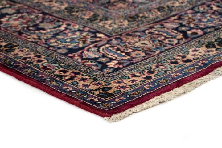 8' 6 x 11' 1 Hand Knotted Mashad Persian Wool Rug