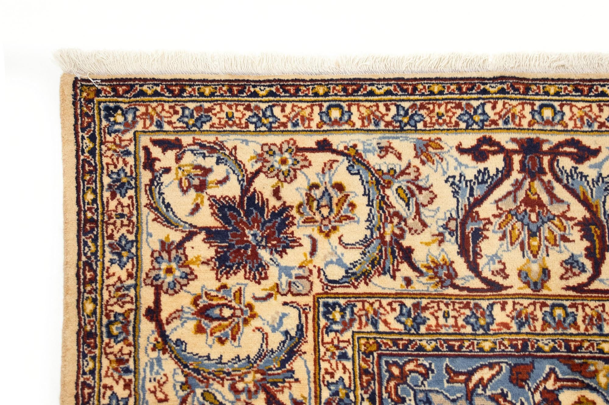 9' 10 x 13' 1 Hand Knotted Mashad Persian Wool Rug