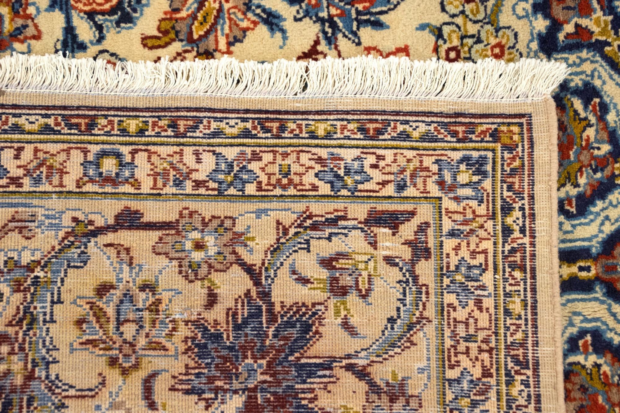 9' 10 x 13' 1 Hand Knotted Mashad Persian Wool Rug