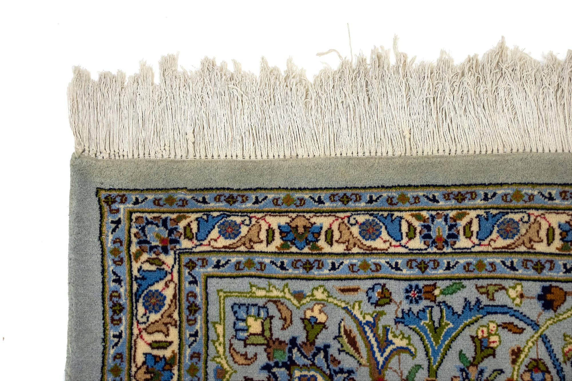 9' 10 x 13' Hand Knotted Mashad Persian Wool Rug