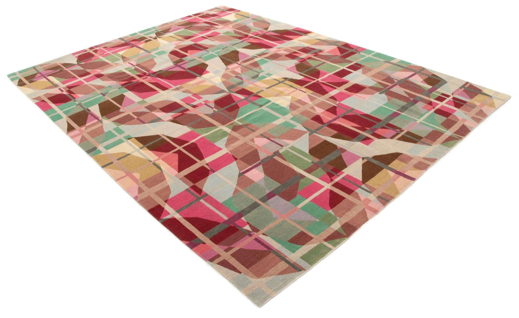 7' 8 x 10' 1 Hand Knotted Modern Himalaya Wool Rug