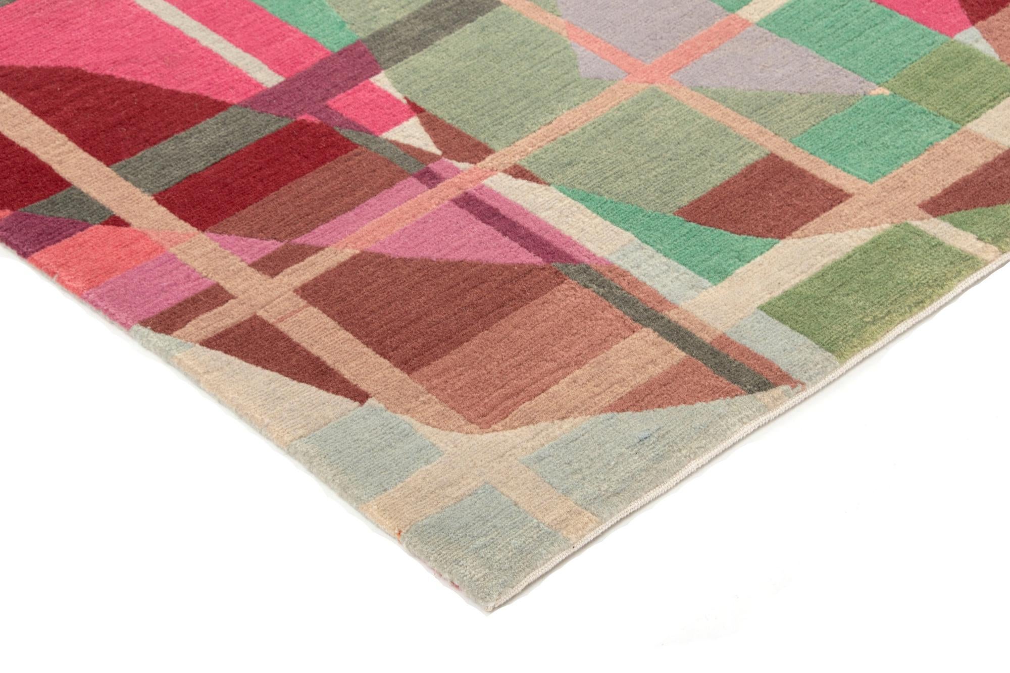 7' 8 x 10' 1 Hand Knotted Modern Himalaya Wool Rug