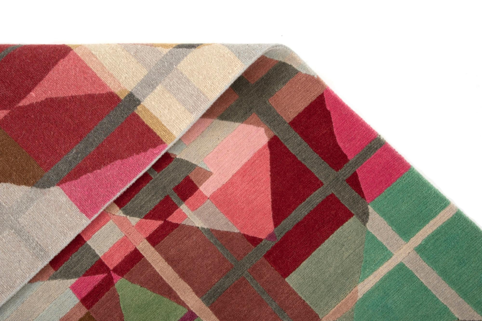 7' 8 x 10' 1 Hand Knotted Modern Himalaya Wool Rug