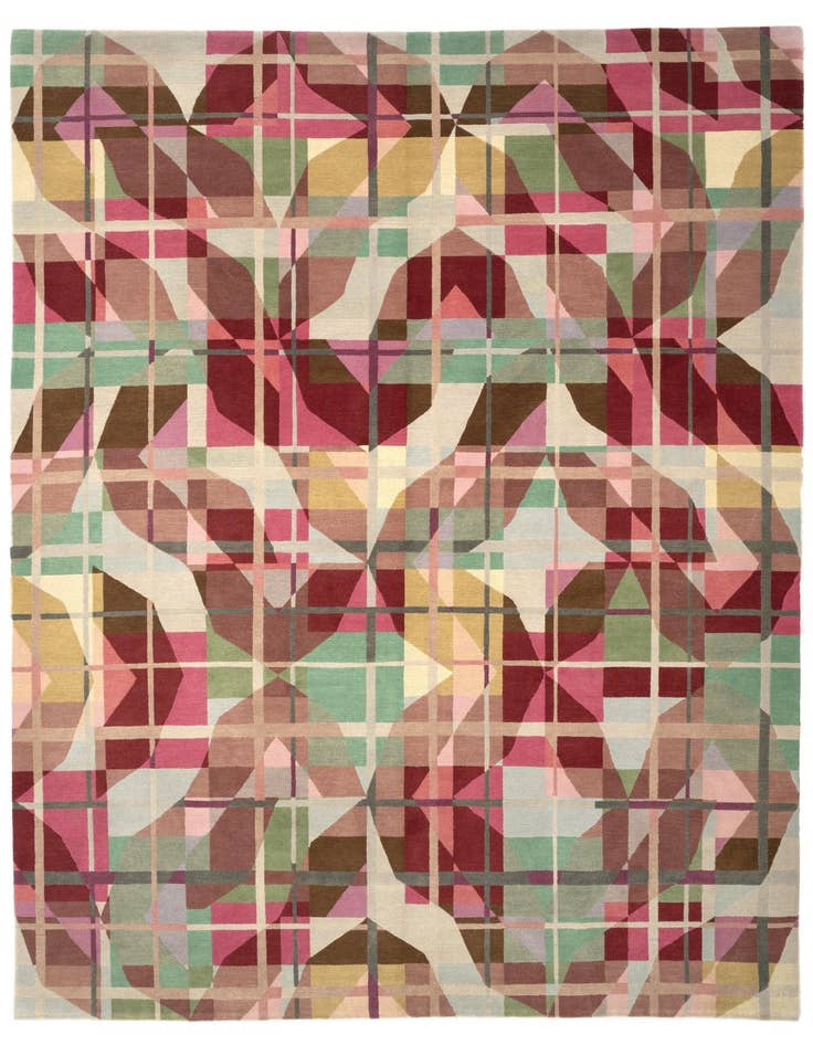 Detail image of 7' 8 x 10' 1 Hand Knotted Modern Himalaya Wool Rug