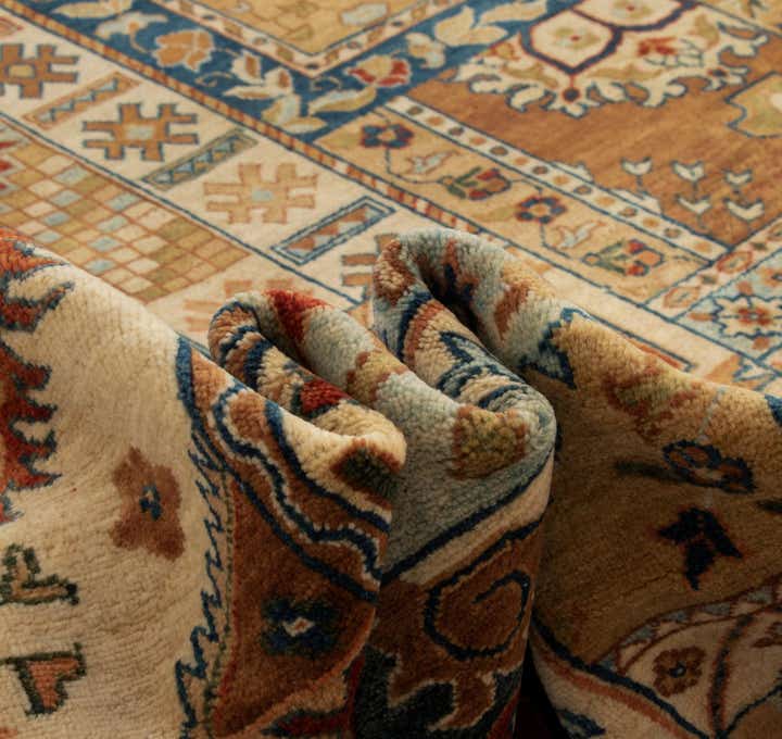 8' 1 x 9' 9 Modern Manshu Wool Rug