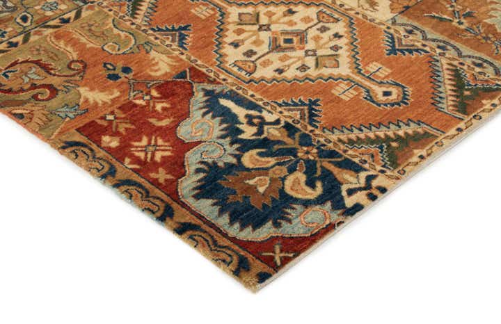 8' 1 x 9' 9 Modern Manshu Wool Rug