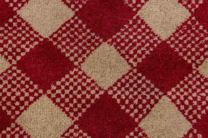 7' 7 x 9' 8 Hand Knotted Modern Manshu Wool Rug