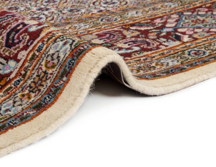 Detail image of 6' 7 x 9' 7 Hand Knotted Mood Persian Rug
