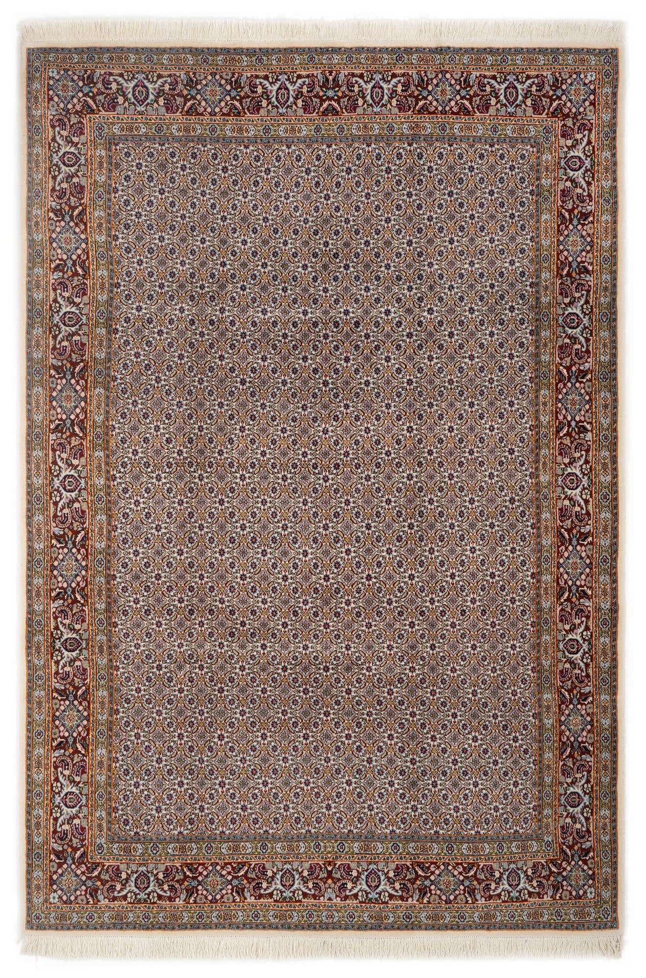 6' 7 x 9' 7 Hand Knotted Mood Persian Rug
