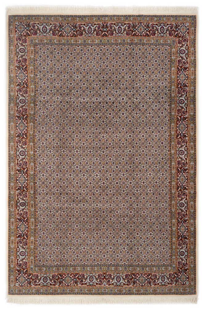 6' 7 x 9' 7 Hand Knotted Mood Persian Rug