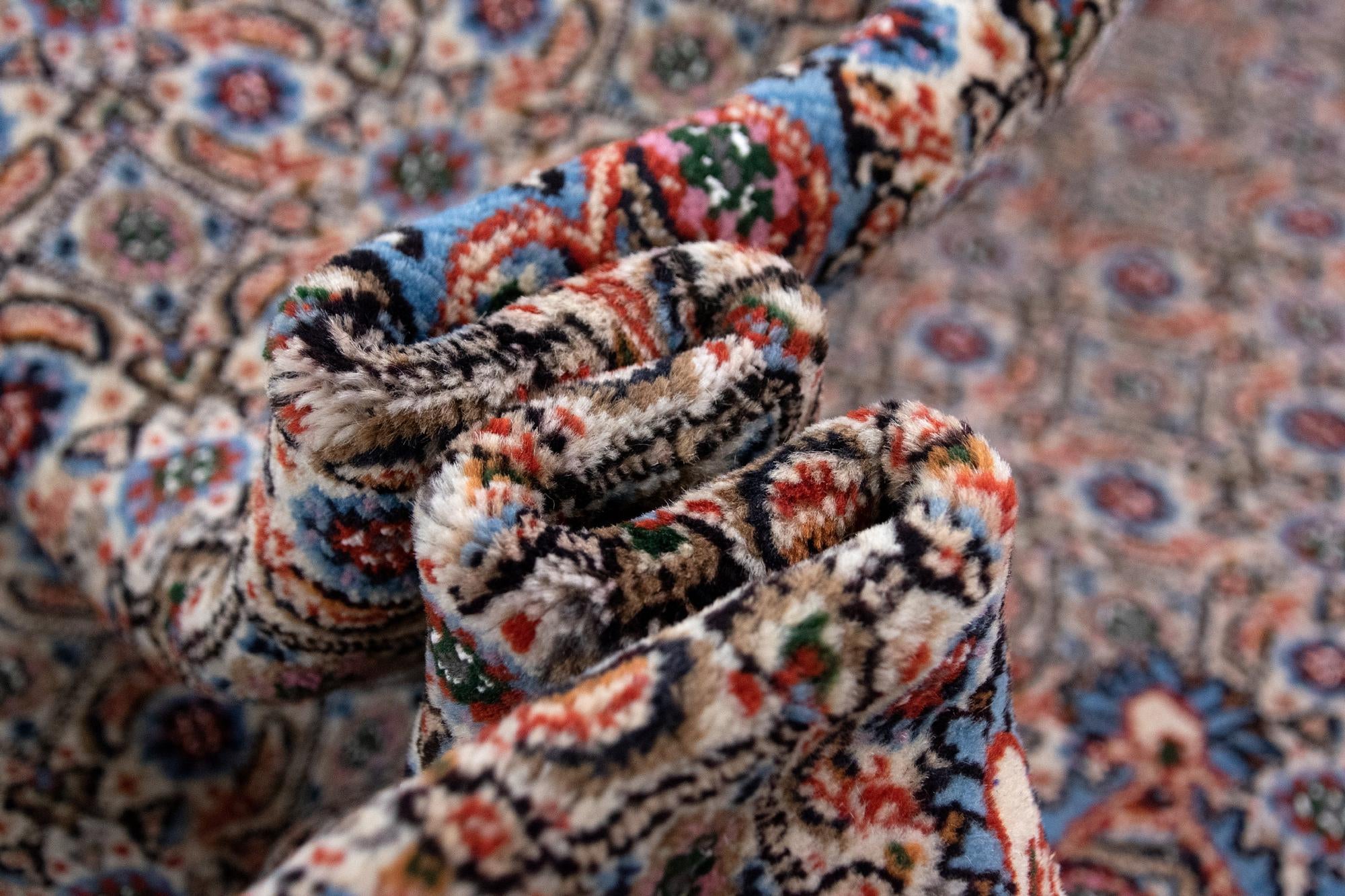8' 3 x 9' 7 Hand Knotted Mood Persian Wool Rug