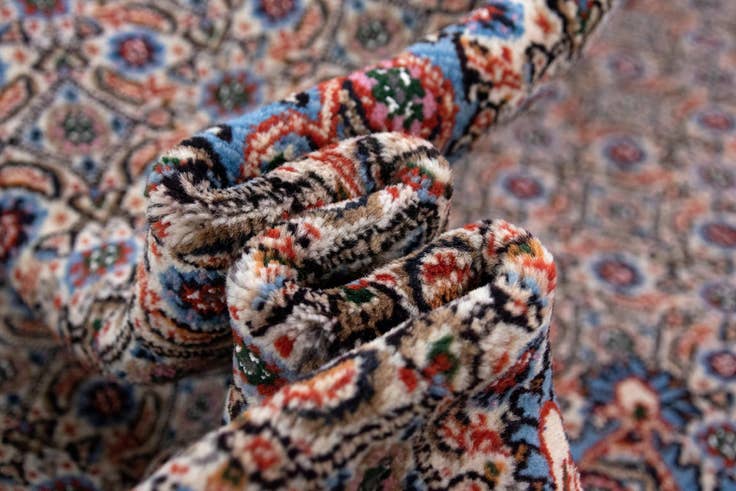 Detail image of 8' 3 x 9' 7 Hand Knotted Mood Persian Wool Rug
