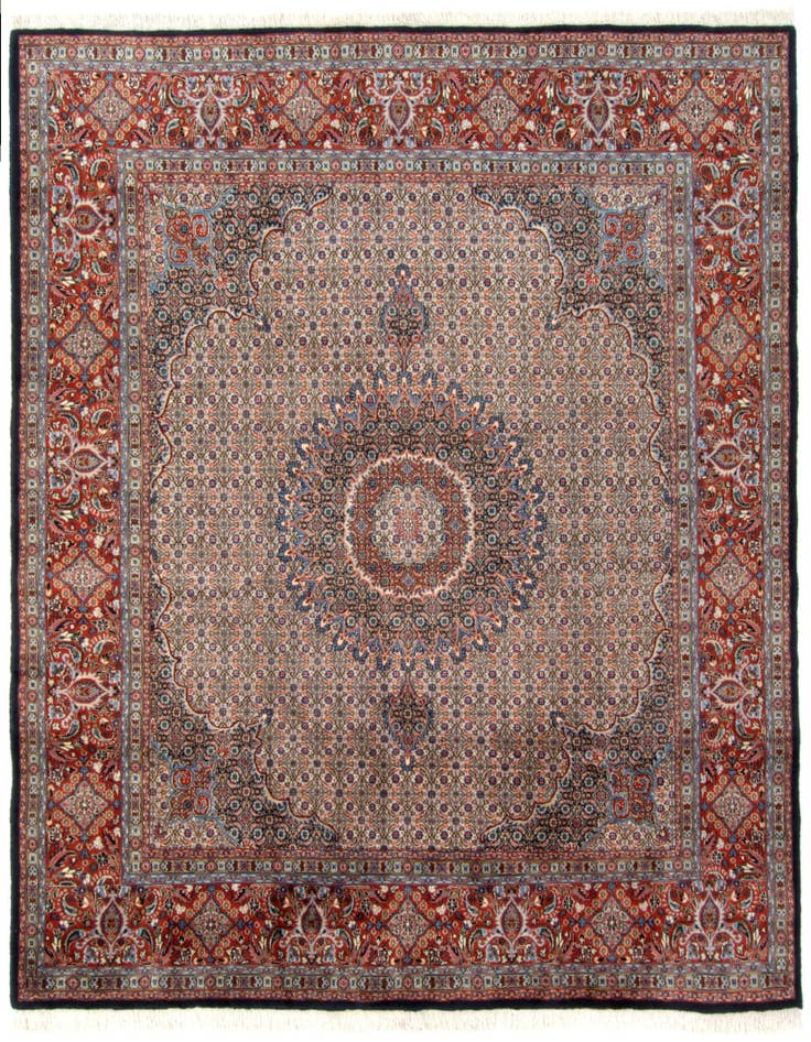 Detail image of 8' 3 x 9' 7 Hand Knotted Mood Persian Wool Rug