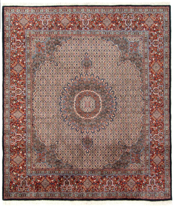 Detail image of 8' 3 x 9' 7 Hand Knotted Mood Persian Wool Rug