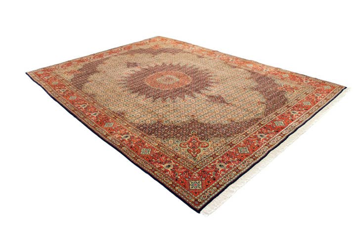 Detail image of 9' 8 x 13' Hand Knotted Mood Persian Wool Rug