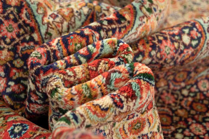 9' 8 x 13' Hand Knotted Mood Persian Wool Rug